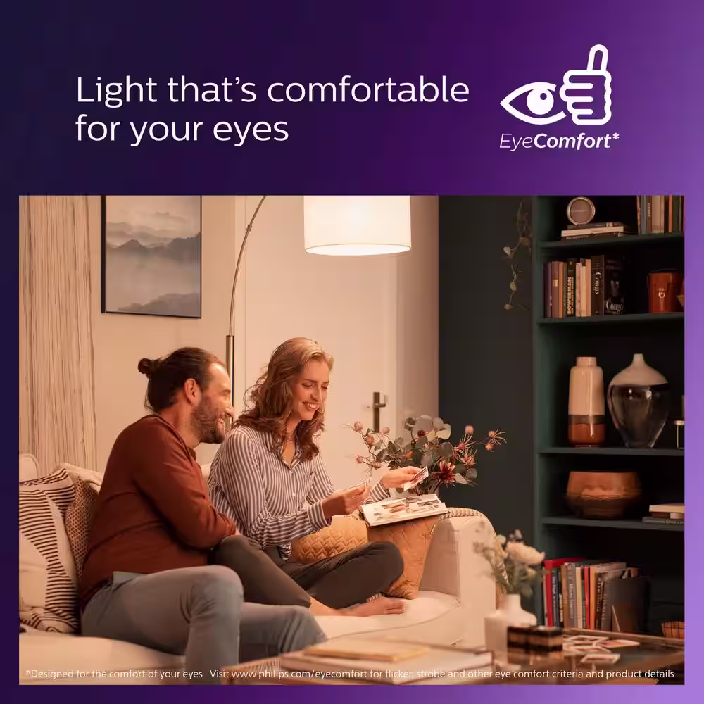 Philips 65-Watt Equivalent BR30 Ultra-Definition Dimmable E26 LED Light Bulb Daylight 5000K (3-Pack)