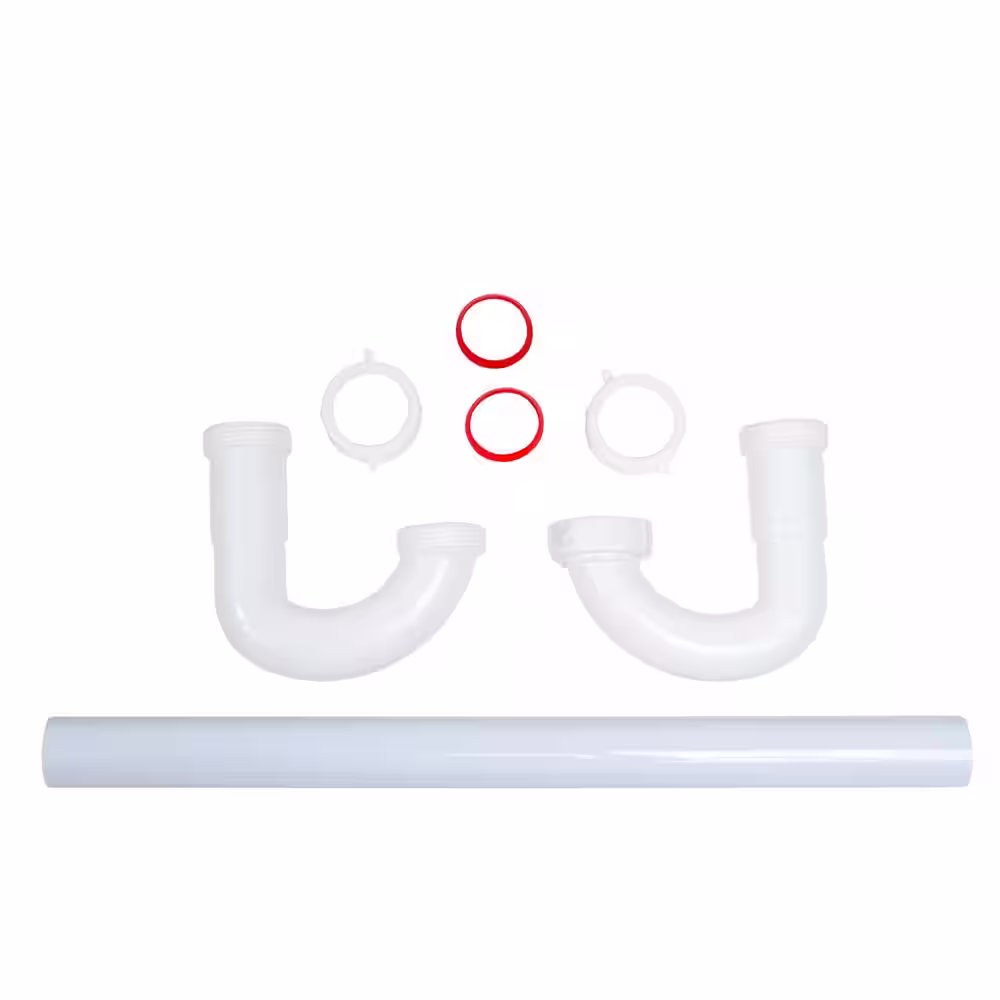 Oatey 1-1/4 in. White Plastic Sink Drain S- Trap