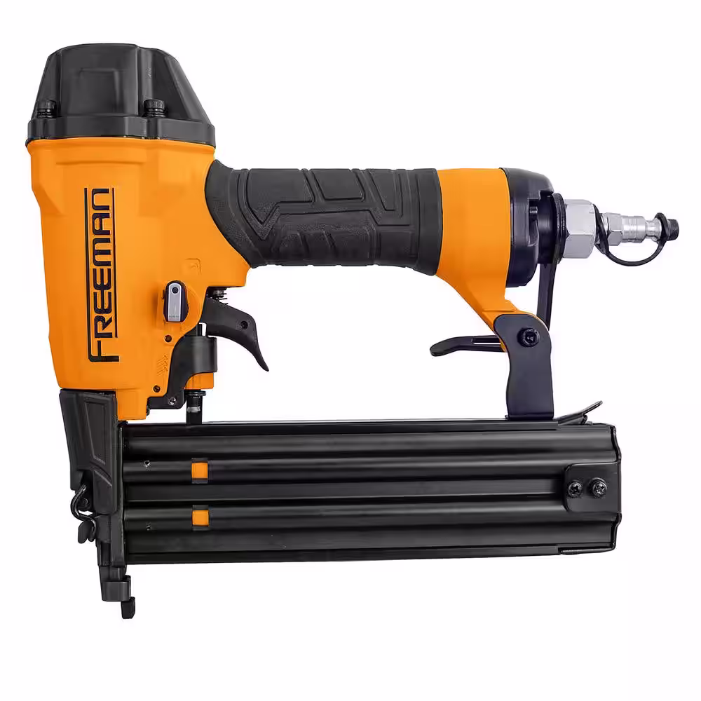 Freeman 2nd Generation Pneumatic 18-Gauge 2 in. Brad Nailer with Adjustable Metal Belt Hook and 1/4 in. NPT Air Connector