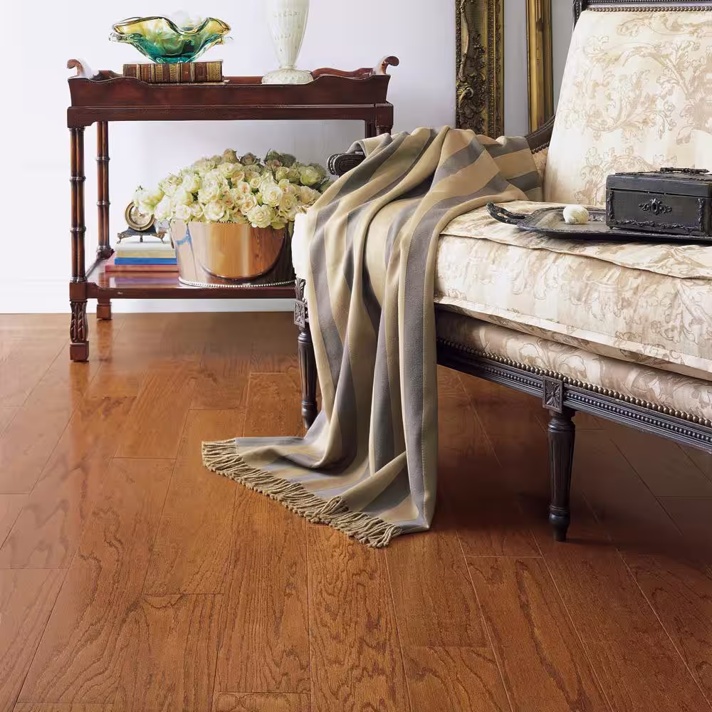 Bruce Town Hall Gunstock Oak 3/8 in. T x 3 in. W Engineered Hardwood Flooring (31.5 sqft/case)