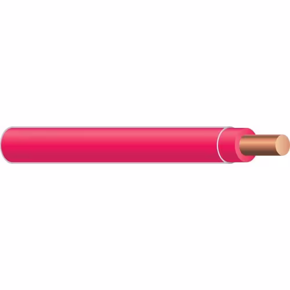 Southwire 500 ft. 18 Red Solid CU TFN Fixture Wire