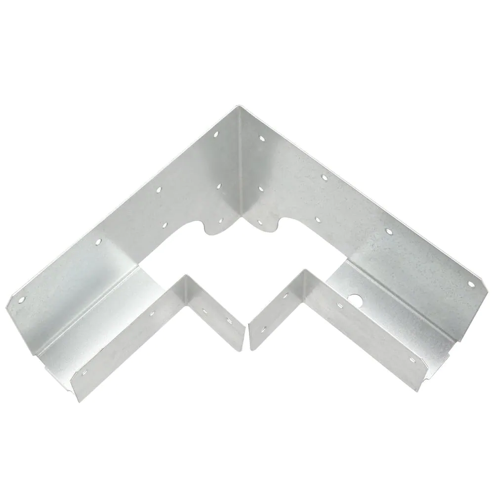 Simpson Strong-Tie RTC 18-Gauge Galvanized Rigid Tie Corner for 2x Nominal Joist, 4x4 Nominal Post