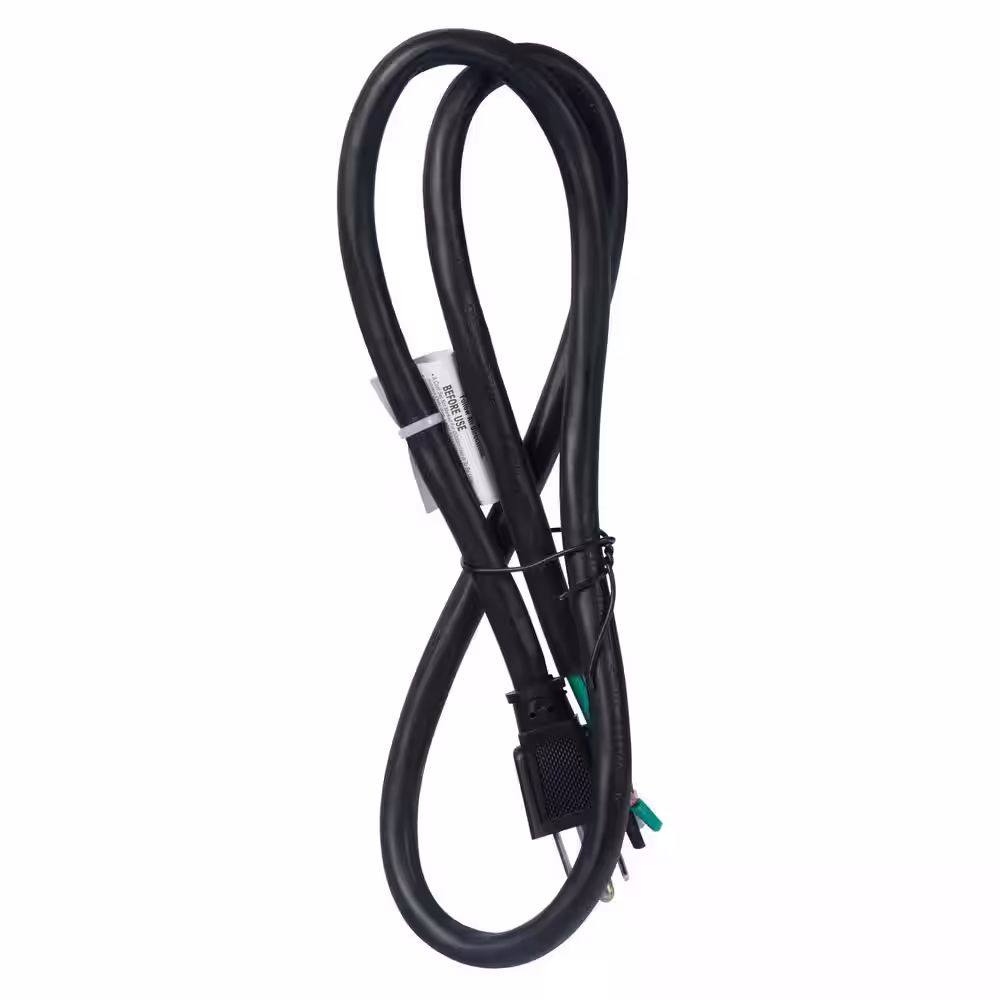 Bergen Industries 3 ft. 14/3 SJTW 3-Wire Appliance/Power Tool Cord, Black