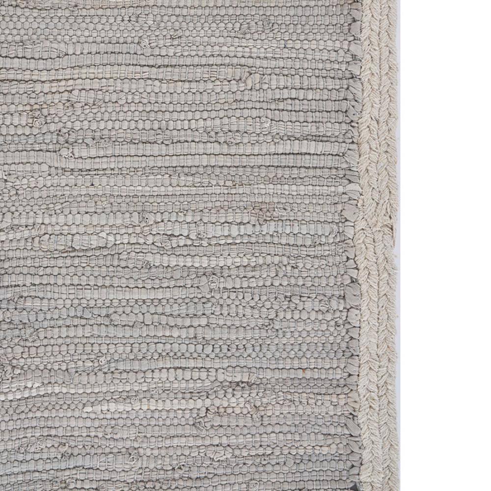 LR Home Bordered 19 in. x 13 in. Light Gray Placemat (Set of 4)