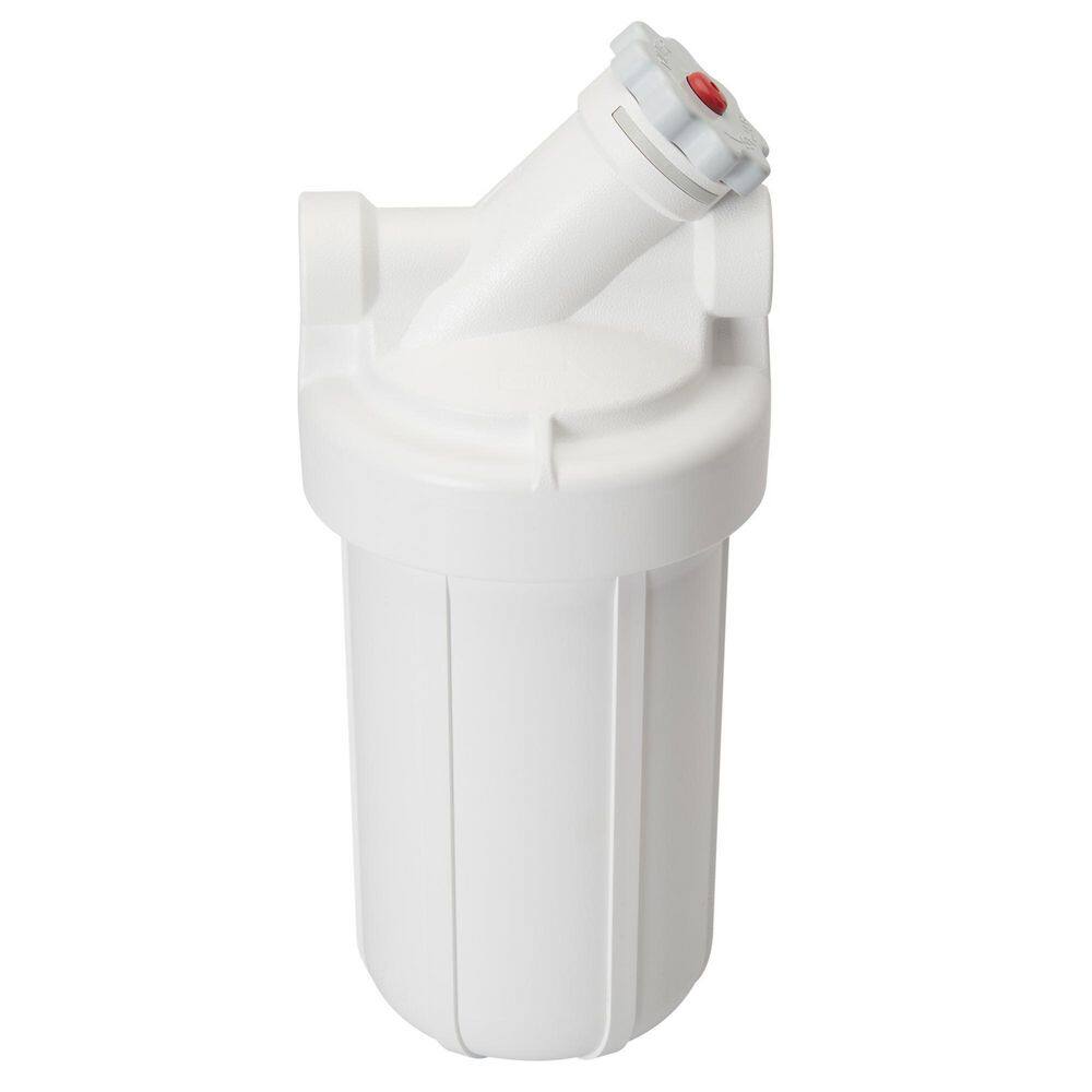 OmniFilter Whole Home Valve-in-Head 10 in. Heavy-Duty Water Filtration System with Pressure Relief in White/White