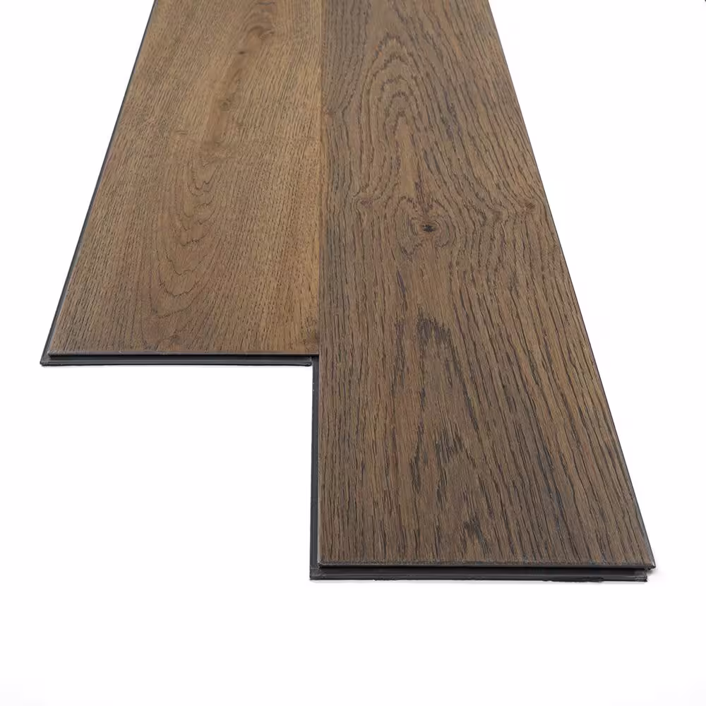 Sure+ Weathered Oak White Oak 1/4 in. T x 6.5 in. W Waterproof Hand Scraped Engineered Hardwood Flooring (21.7 sqft/case)