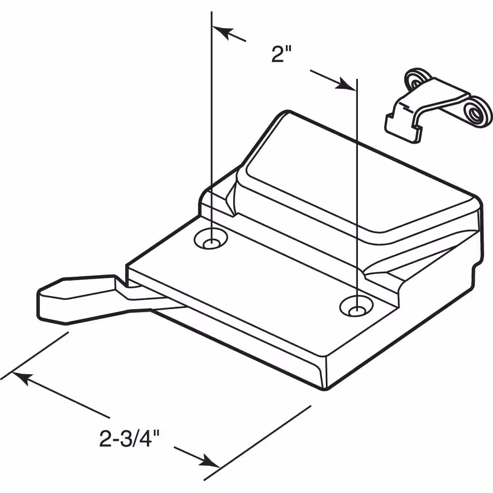 Prime-Line Truth Hardware, Low Profile Casement Window Lock