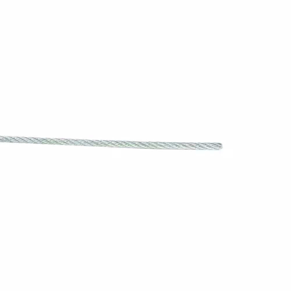 Everbilt 1/8 in. x 50 ft. Galvanized Uncoated Steel Wire Rope