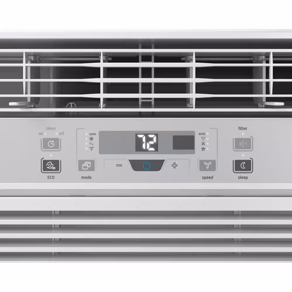 Midea 6,000 BTU 115-Volt Window Air Conditioner with Remote in White