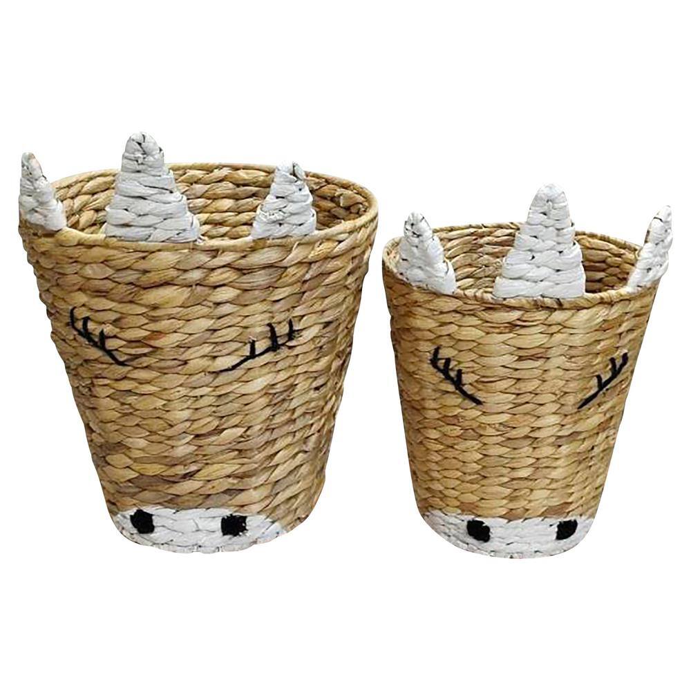 BAUM Cube Storage Bins in Unicorn Shape (Set of 2)