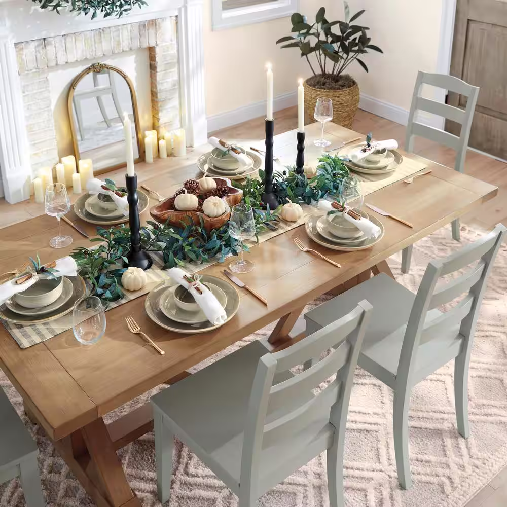 Sango Resona Moss 16-Piece Green Dinnerware Set