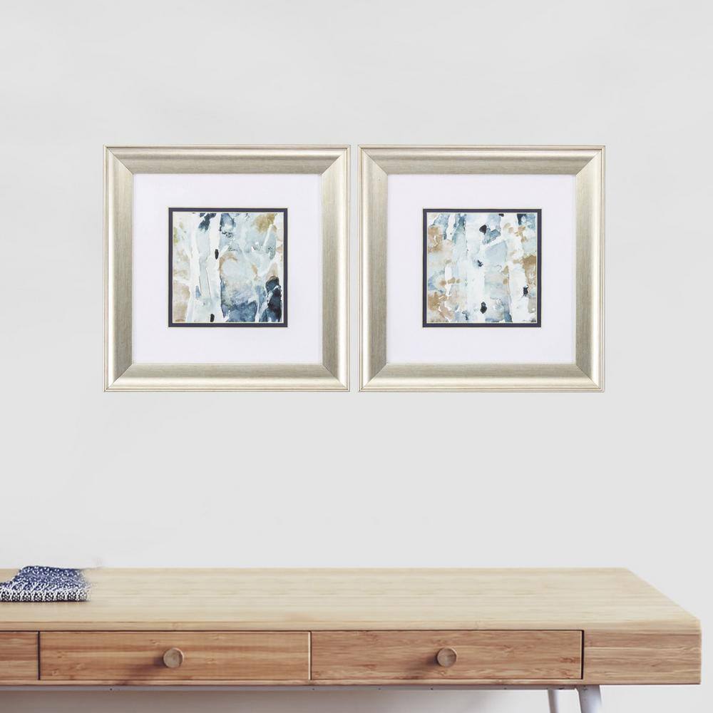 HomeRoots Victoria Brushed Silver Gallery Frame (Set of 2)