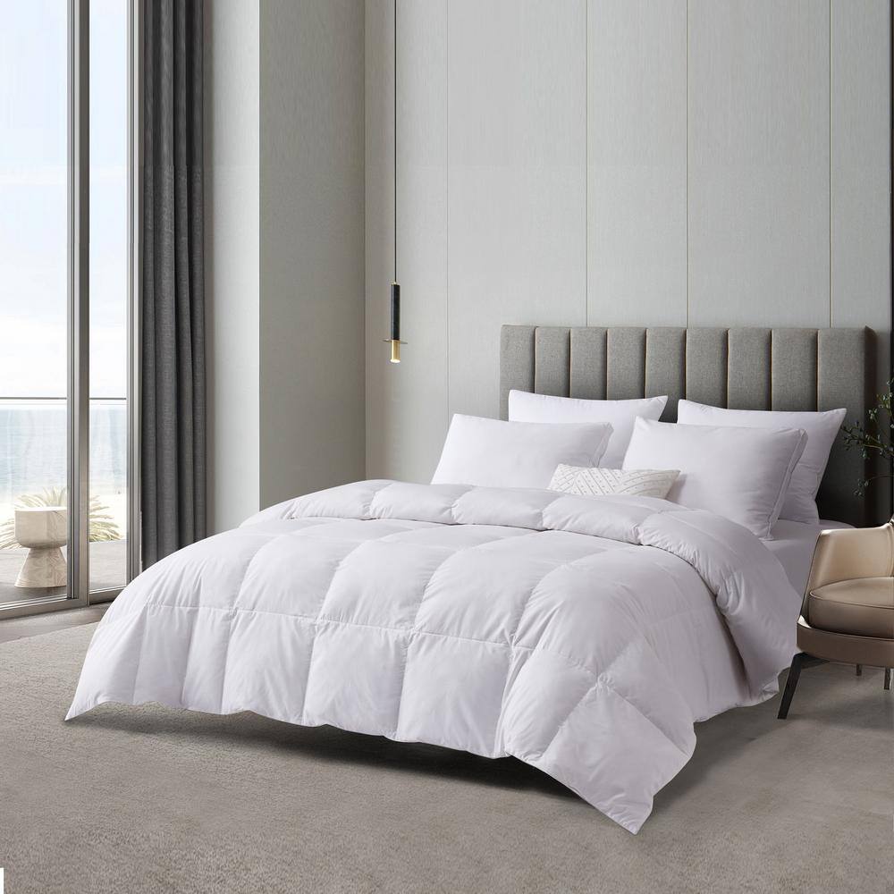 Beautyrest Twin Tencel Cotton Blend All Seasons Feather and Down Fiber Comforter