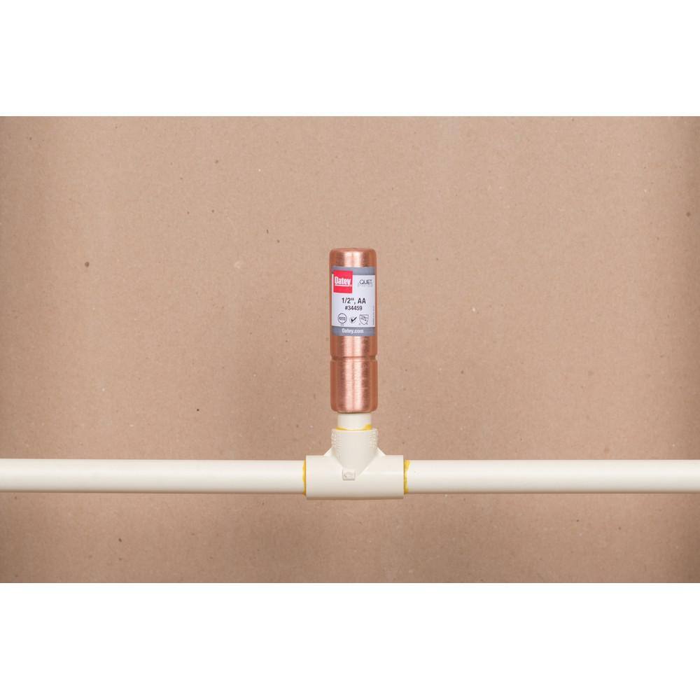 Oatey Quiet Pipes 1/2 in. Brass CPVC Male Straight AA Hammer Arrestor