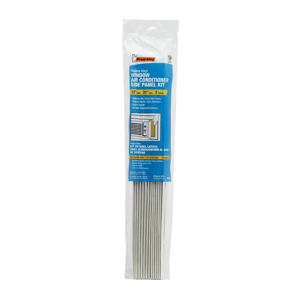 Frost King Gray Vinyl Window Air Conditioner Side Panel Kit