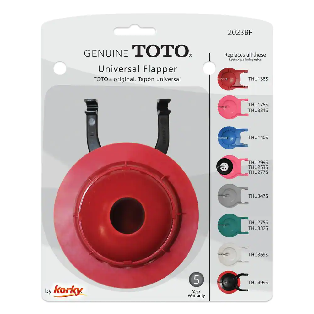 Korky Genuine TOTO 3 in. Universal Toilet Tank Flapper