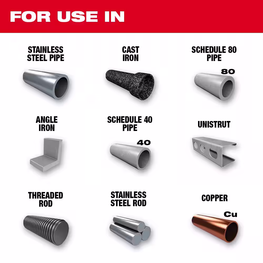 Milwaukee 44-7/8 in. 10 TPI Bi-Metal Deep Cut Portable Band Saw Blades (25-Pack)