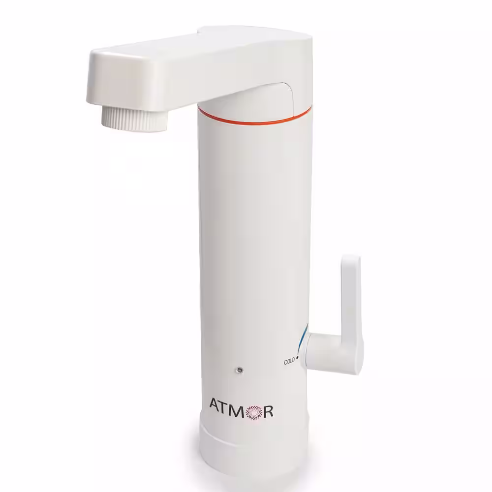 ATMOR 1.8kW 0.5 GPM 2-in-1 Electric Tankless Water Heater / Faucet - Plug-In