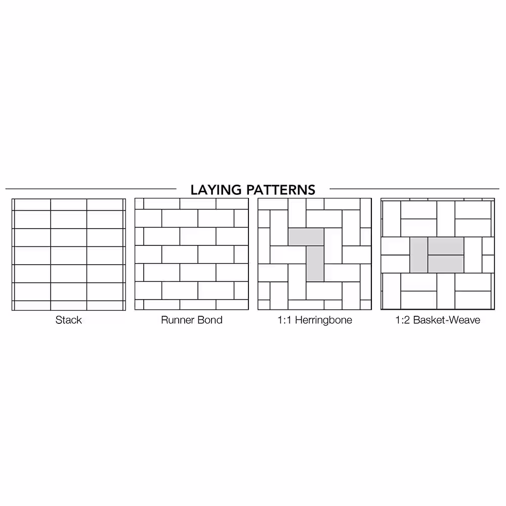 Pavestone Holland 7.87 in. L x 3.94 in. W x 2.36 in. H 60 mm Georgia Blend Concrete Paver (480-Pieces/103.2 sq. ft./Pallet)