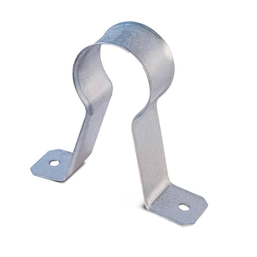 The Plumber's Choice 1-1/4 in. CPVC Stand Off Pipe Strap in Galvanized Steel (10-Pack)