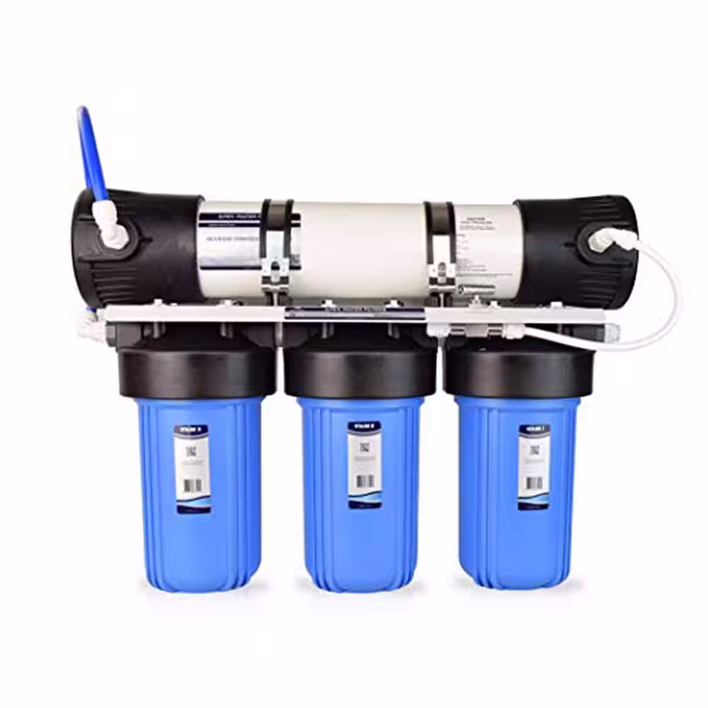 Matterhorn 4-Stage 400 GPD Ultra Flow Residential & Light Commercial Reverse Osmosis Water Filter System for Drinking & Hydroponics