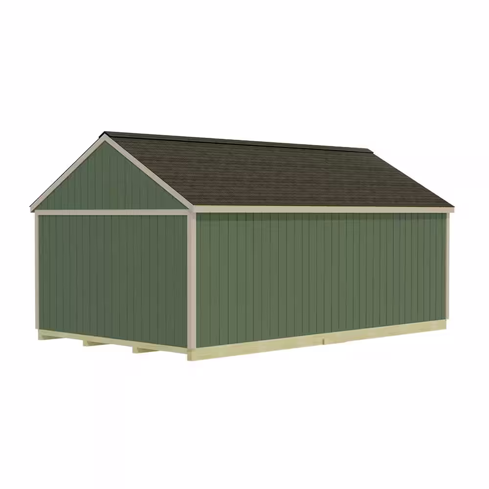 Best Barns Easton 12 ft. x 16 ft. Wood Storage Shed Kit with Floor Including 4 x 4 Runners