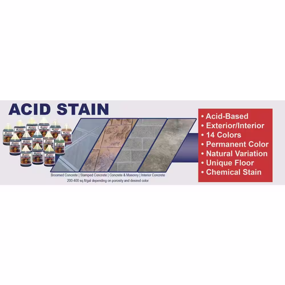 Eagle 1 Gal. Cocoa Interior/Exterior Acid Stain