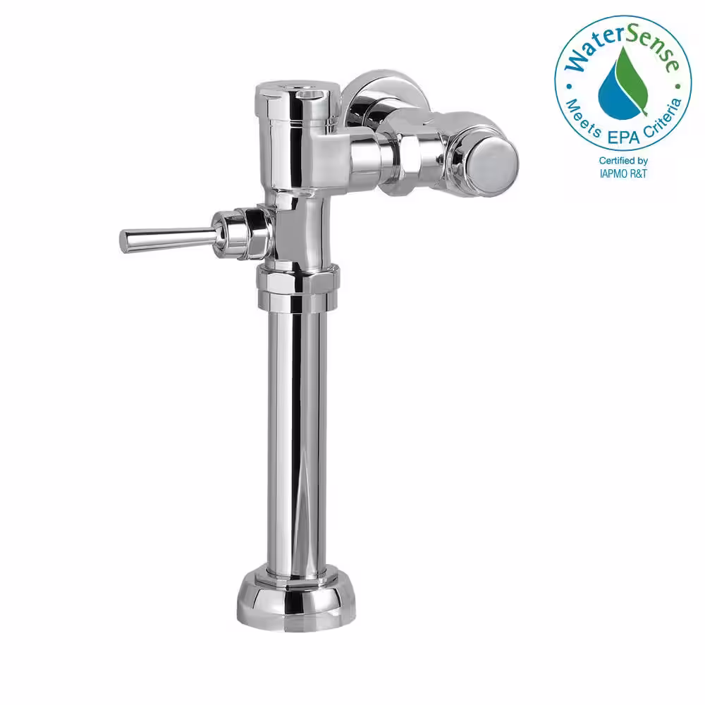 American Standard Ultima Manual 1.28 GPF FloWise Flush Valve for 1.5 in. Top Spud Toilet in Polished Chrome