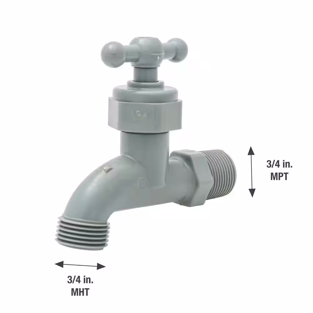 ProLine Series 3/4 in. Celcon MPT x MHT Hose Bibb