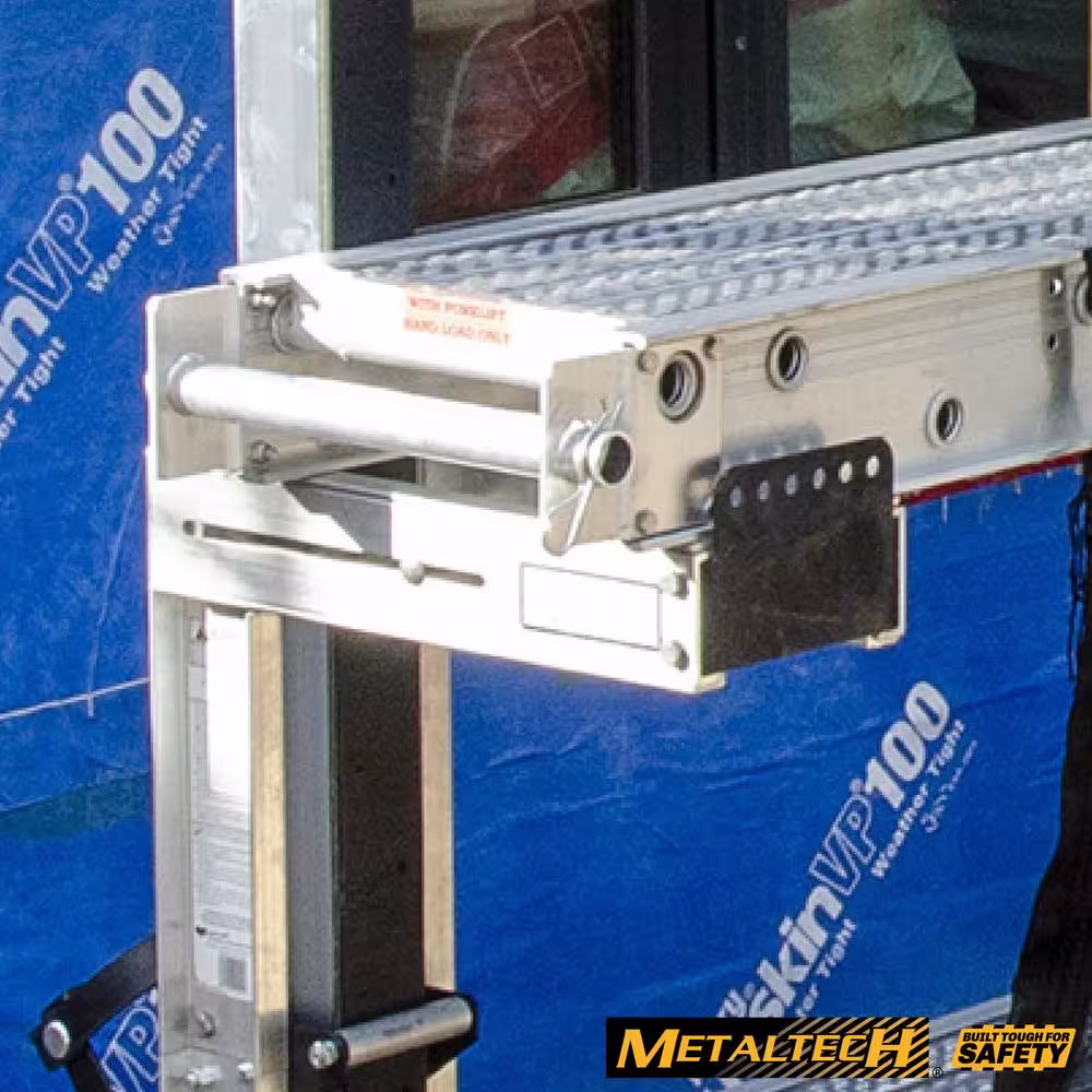 MetalTech Ultra-Jack 17-1/2 in. W x 7-3/4 in. D x 20-3/4 in. H Aluminum Work Bench for the Ultra-Jack Aluminum Scaffolding System