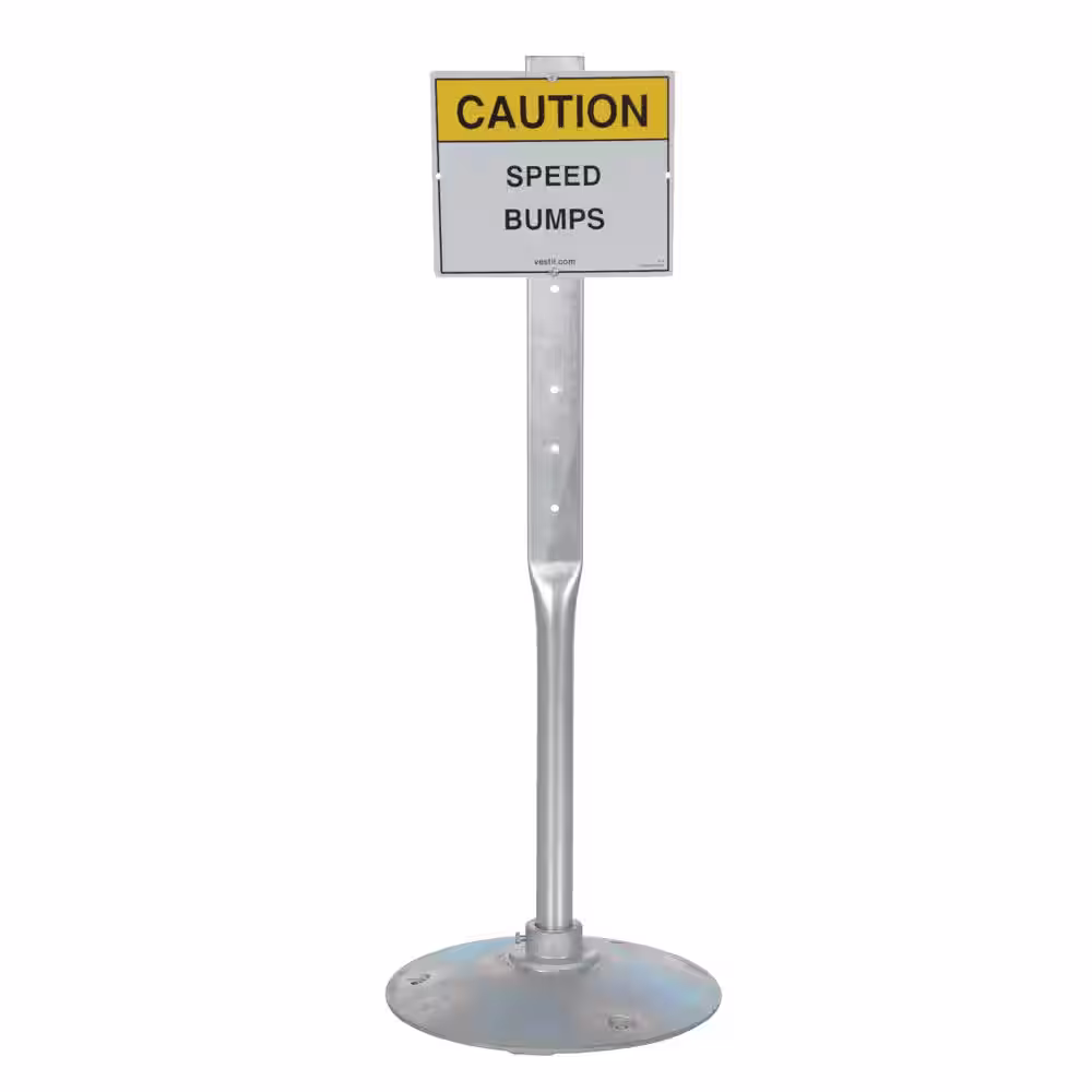 Vestil 48 in. x 18 in. Dia Steel Sign Stand