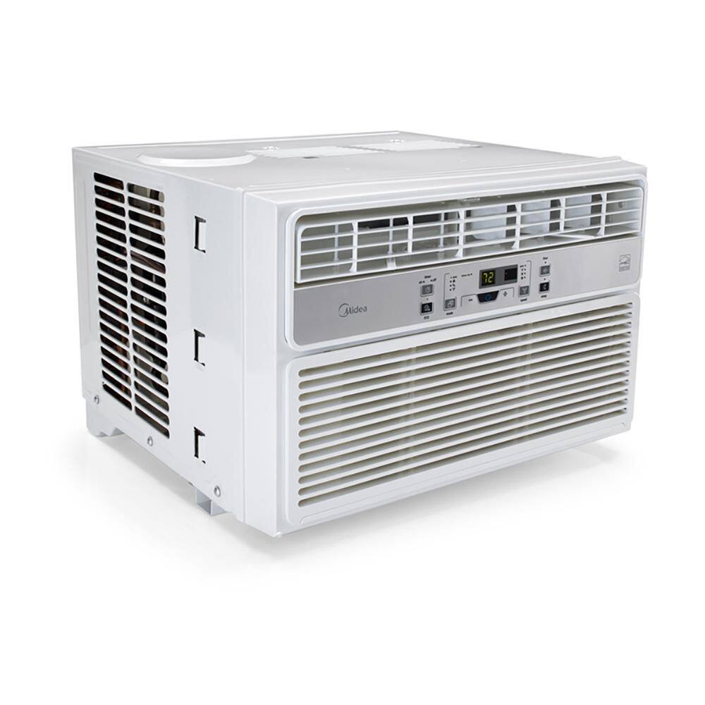 Midea 6,000 BTU 115-Volt Window Air Conditioner Cool Only With Remote in White