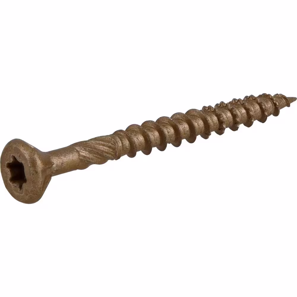 Everbilt #8 x 1-3/4 in. Star Drive Flat Head Exterior Wood Screws 5 lbs.-Box (877-Piece)