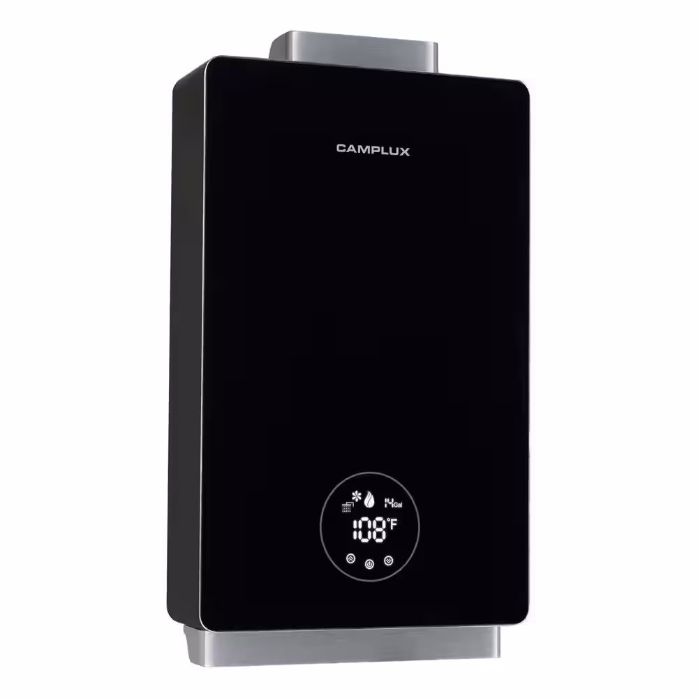 CAMPLUX ENJOY OUTDOOR LIFE Camplux 12 L 3.18 GPM Residential High Capacity Indoor Natural Gas Tankless Water Heater
