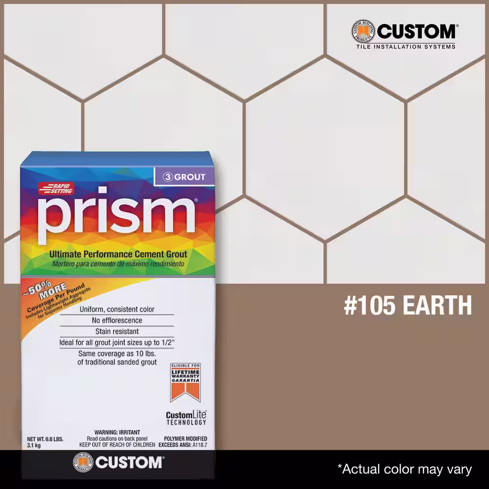 Custom Building Products Prism #105 Earth 17 lb. Ultimate Performance Grout