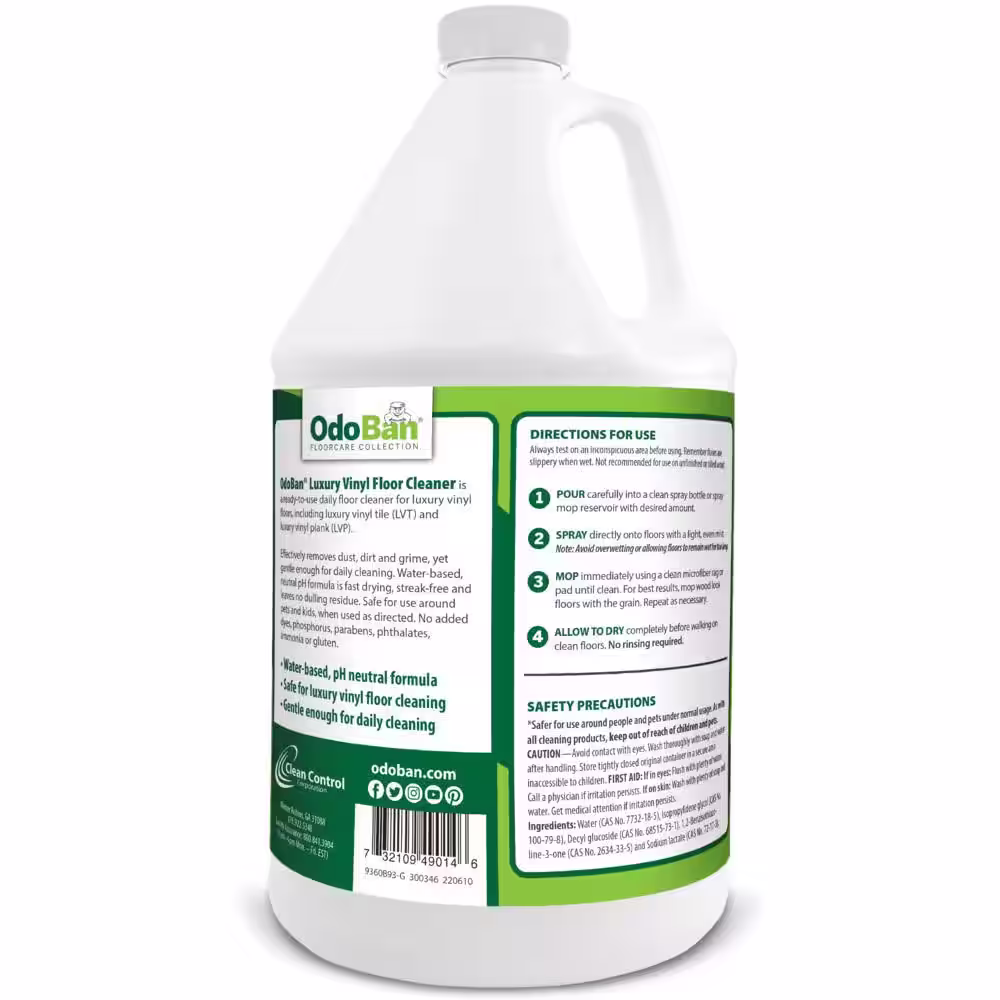 OdoBan 1 Gal. Luxury Vinyl Floor Cleaner (Ready-to-Use)