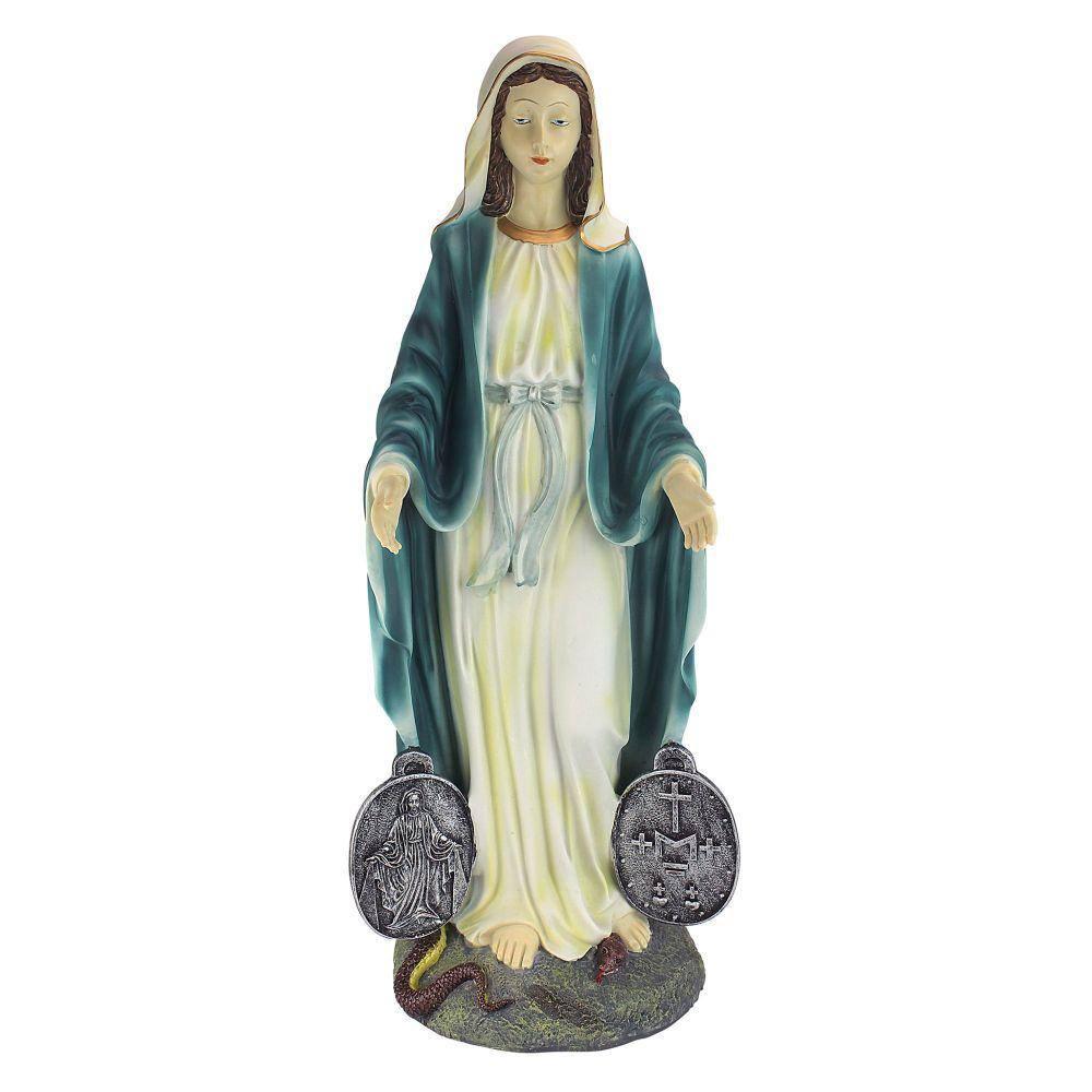 Design Toscano 23 in. H Miraculous Medal Madonna Sacred Garden Statue