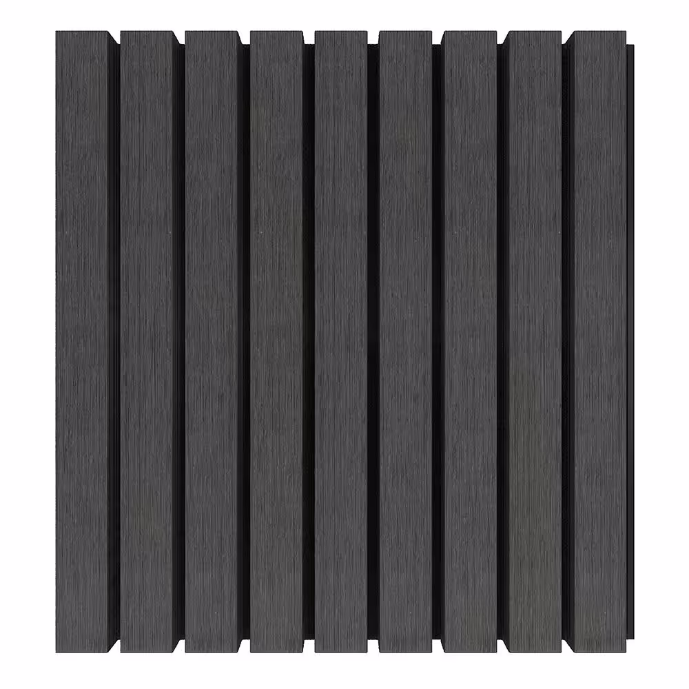 NewTechWood European Siding System 7.7 in. x 96 in. Composite Belgian Board Siding in Hawaiian Charcoal (10-Piece)