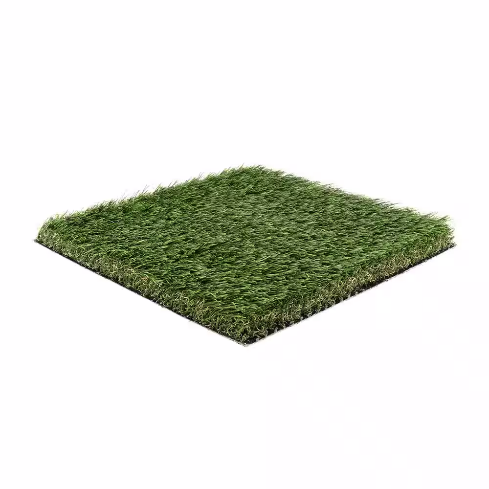 HeatMaxx 15 ft. W x Cut to Length Green and Tan Nylon Artificial Grass Turf