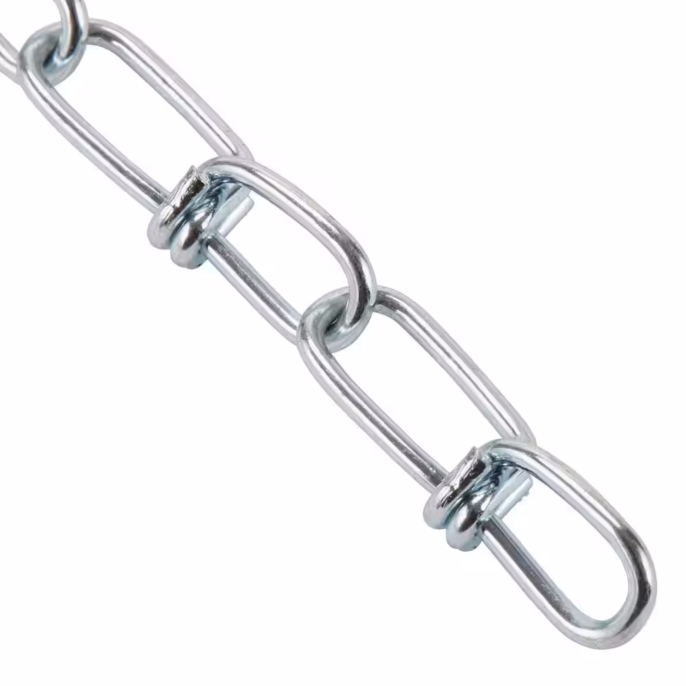 Everbilt #1 x 10 ft. Zinc Plated Steel Double Loop Chain