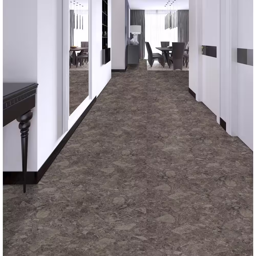 ACHIM Nexus Emporador Mineral Speckle Marble 12 in. W x 12 in. L  Adhesive Vinyl Floor Tile Flooring- (20 Tiles/20 sq. ft.)