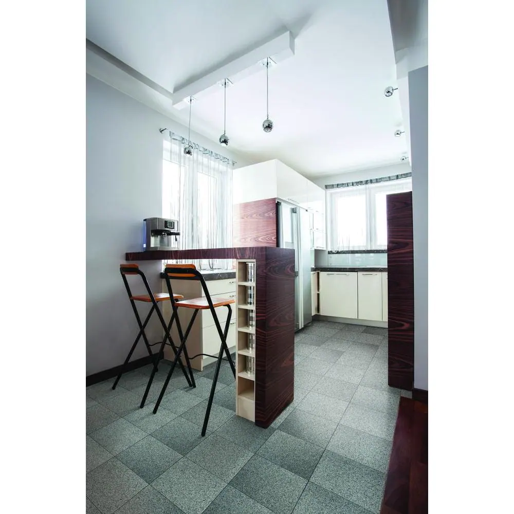 MSI White Sparkle 12 in. x 12 in. Polished Granite Stone Look Floor and Wall Tile (5 sq. ft./Case)