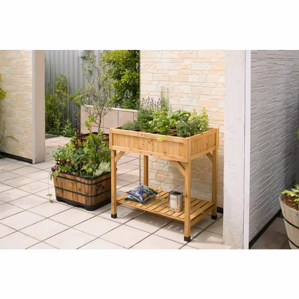 VegTrug 8-Pocket Natural Herb Garden