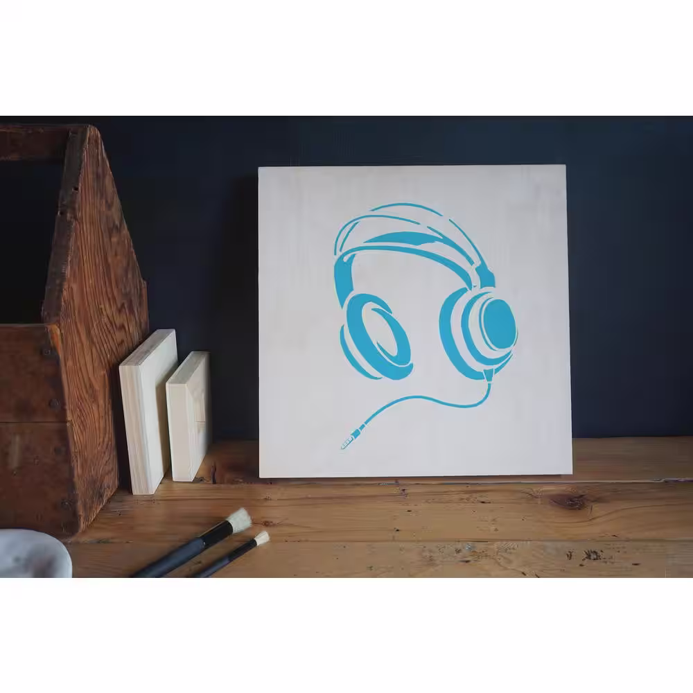 Stencil1 Headphones with Cord Stencil