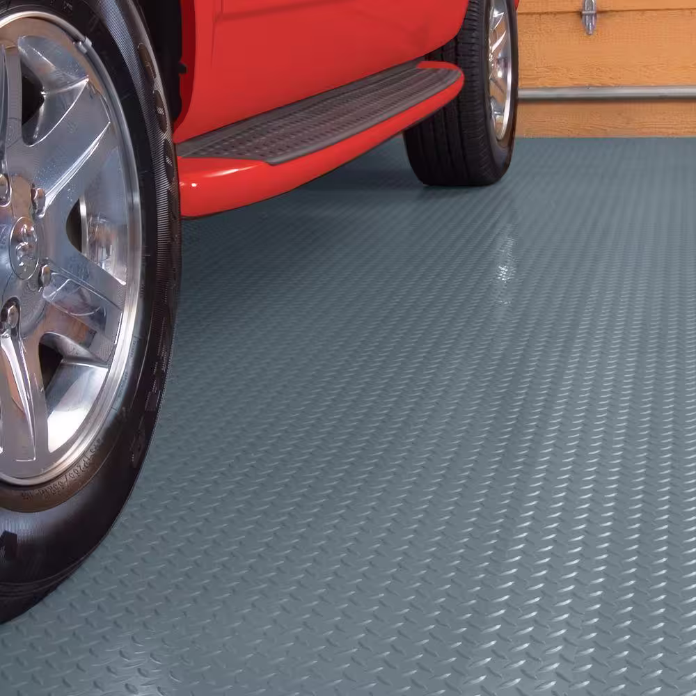 Husky 7.5 ft. x 17 ft. Diamond Grey Universal Flooring