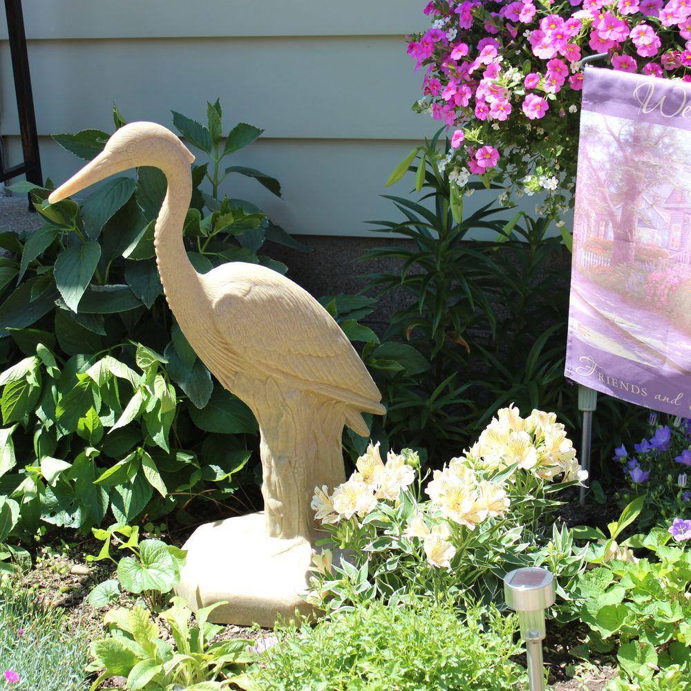 Emsco Resin Heron Sand Statue