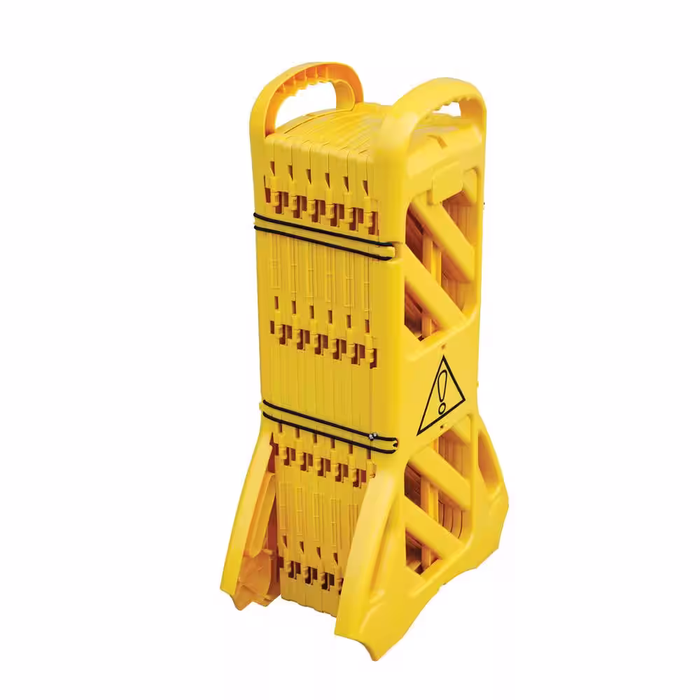 Vestil 40 in. H Mobile Plastic Safety Barrier