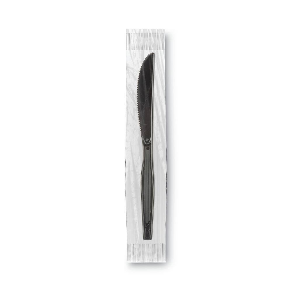 DIXIE Grab'N Go Black Disposable Polystyrene Knives (540 Per Case)