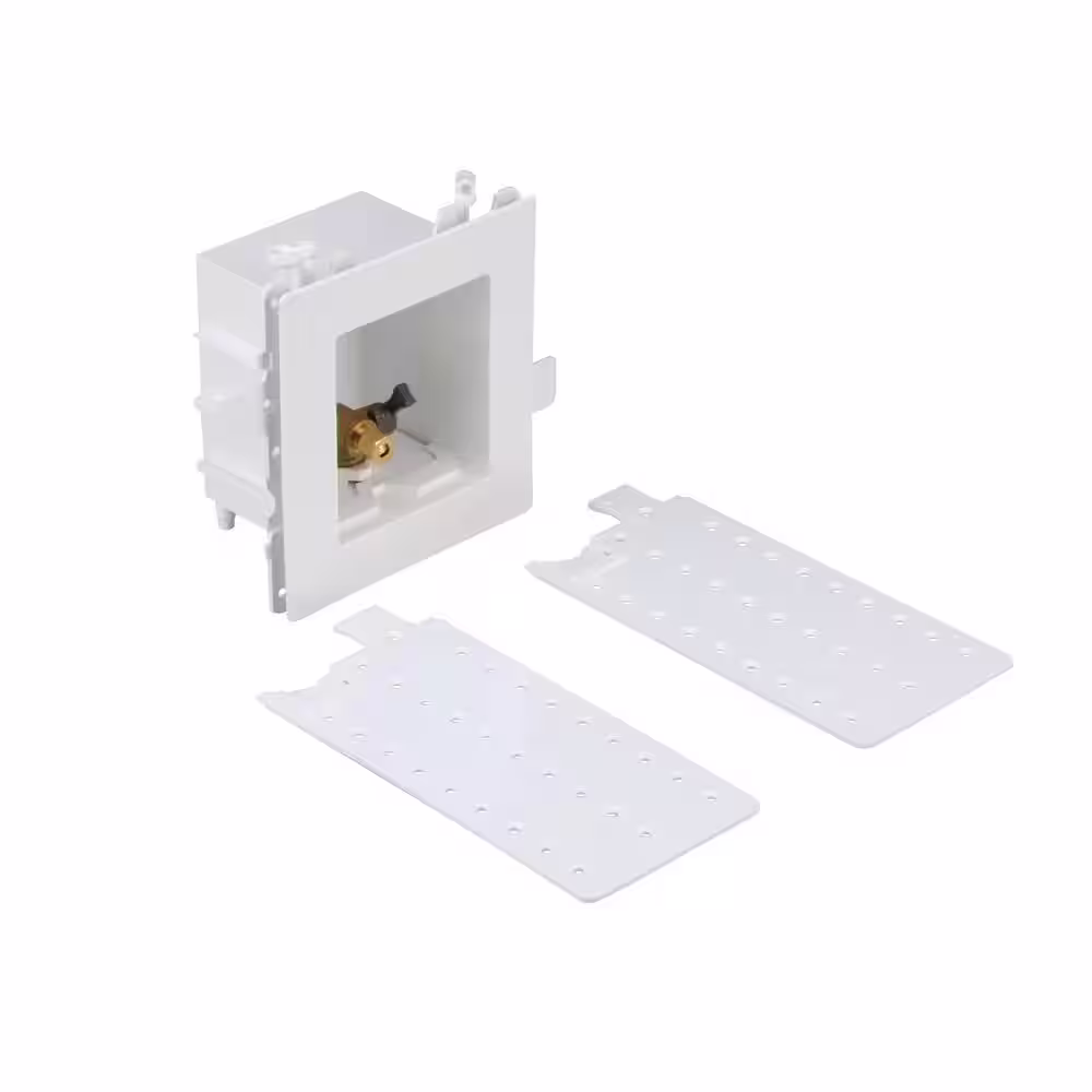 Oatey Moda 1/2 in. Brass PEX1960 Compression Ice Maker Outlet Box