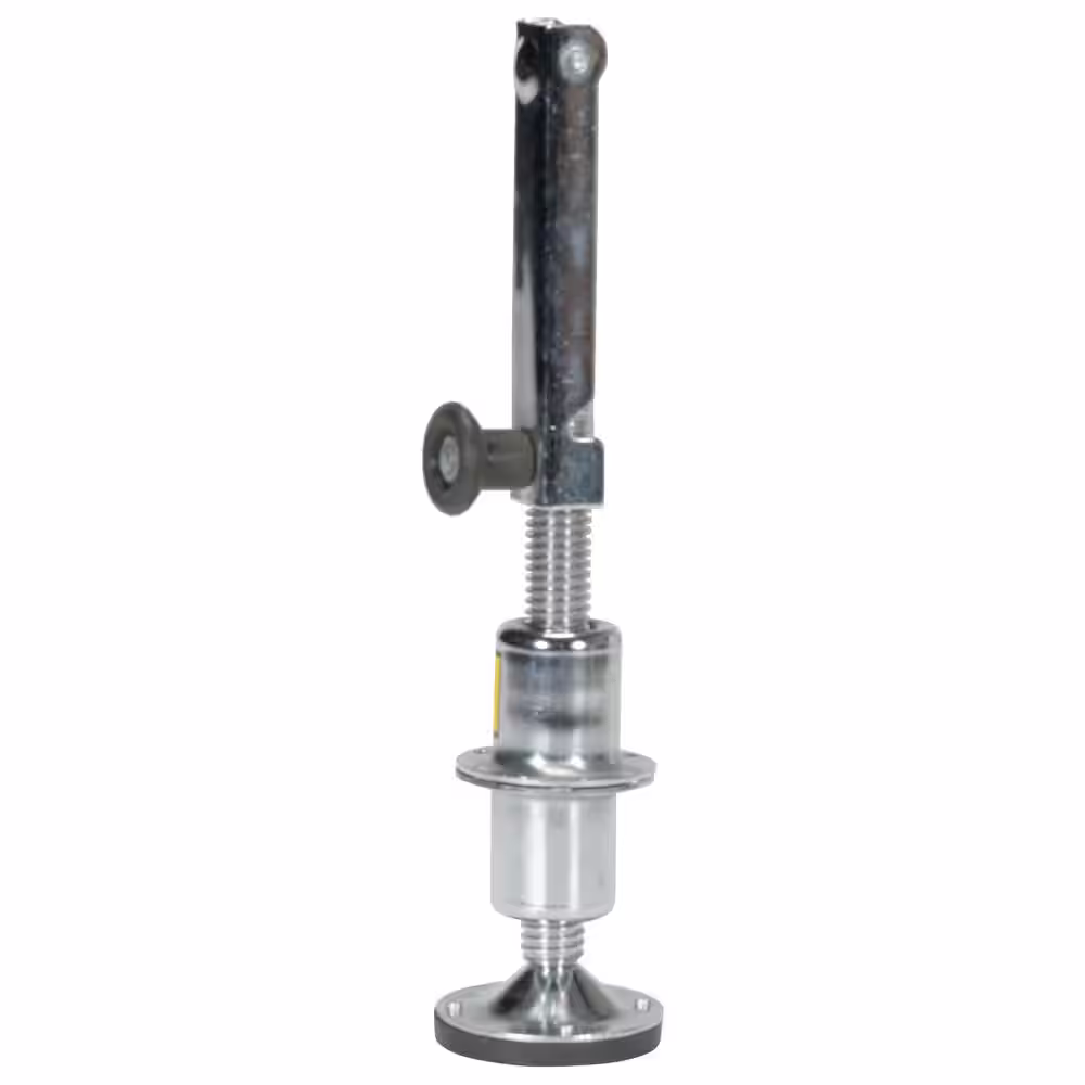 Vestil 18 in. Polished Chrome Leveling Jack